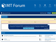 Tablet Screenshot of mtforum.in